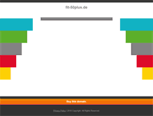 Tablet Screenshot of fit-50plus.de